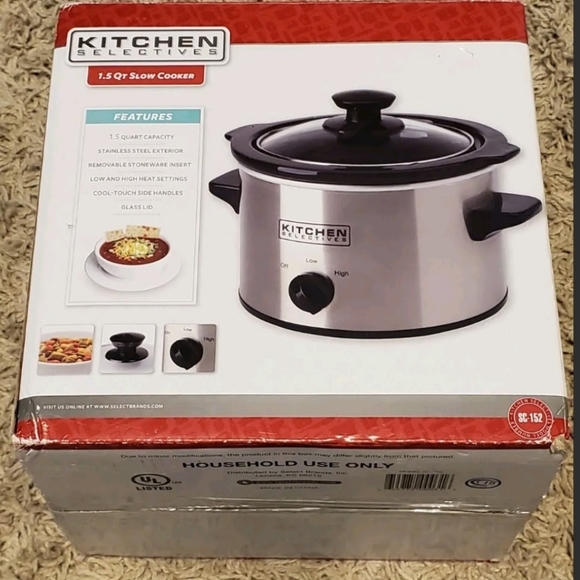 kitchen Selectives Kitchen Kitchen Selectives 5 Quart Slow Cooker